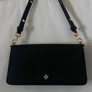 Tory Burch Black Leather Shoulder Bag